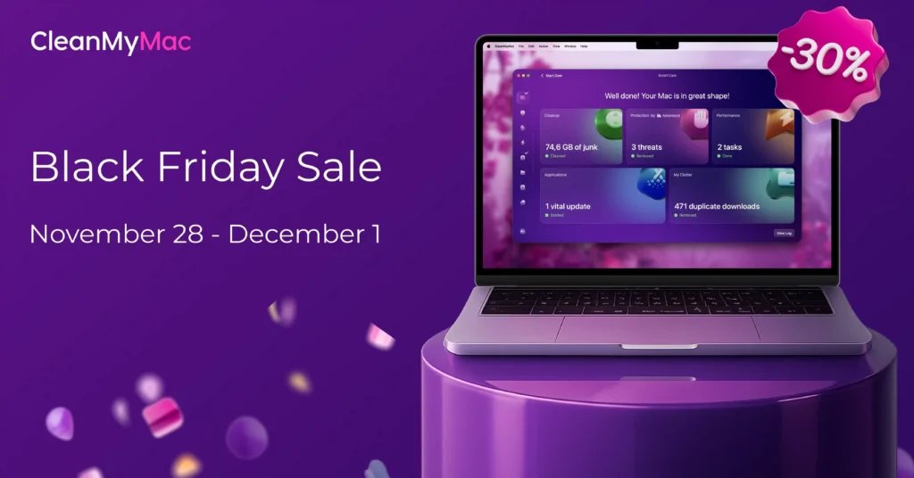 cleanmymac black friday 2025