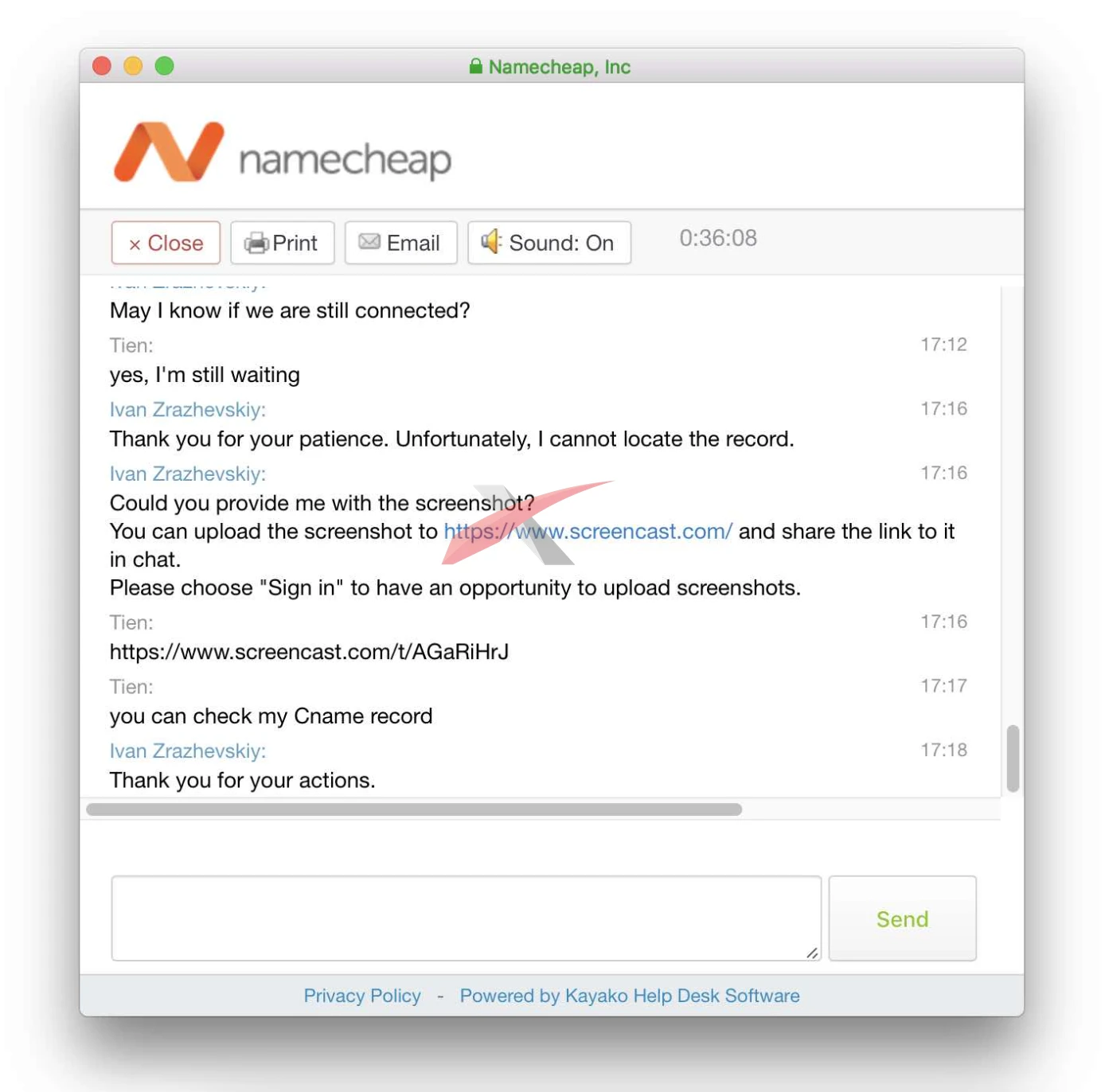 namecheap live chat