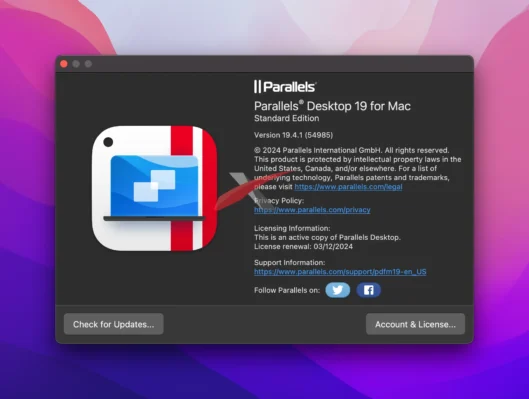 Parallels Desktop for Mac