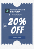 Filmora 13 For Win Coupon Code 20% OFF – Annual Plan