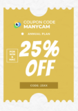 ManyCam Coupon Code 25% OFF – Annual Plan